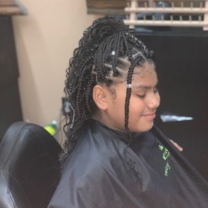 Box Braids and passion twist